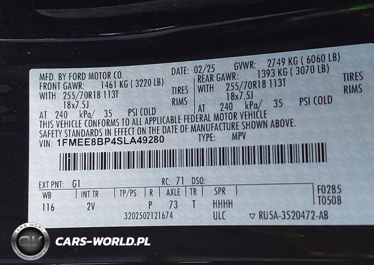 2025 Ford Bronco Outer Banks VIN:1FMEE8BP4SLA49280 - 9