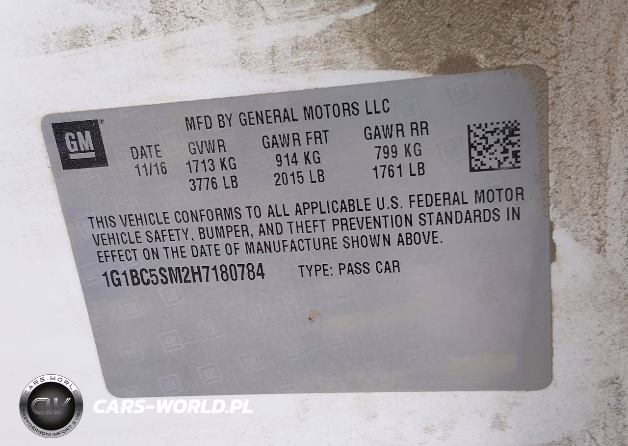 2017 Chevrolet Cruze Ls Auto VIN:1G1BC5SM2H7180784 - 9