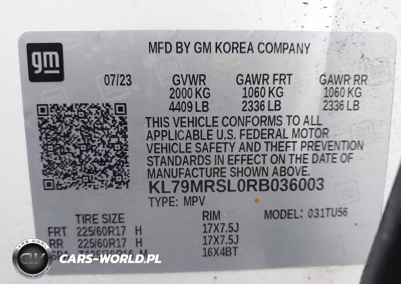 2024 Chevrolet Trailblazer Awd Lt VIN:KL79MRSL0RB036003 - 9