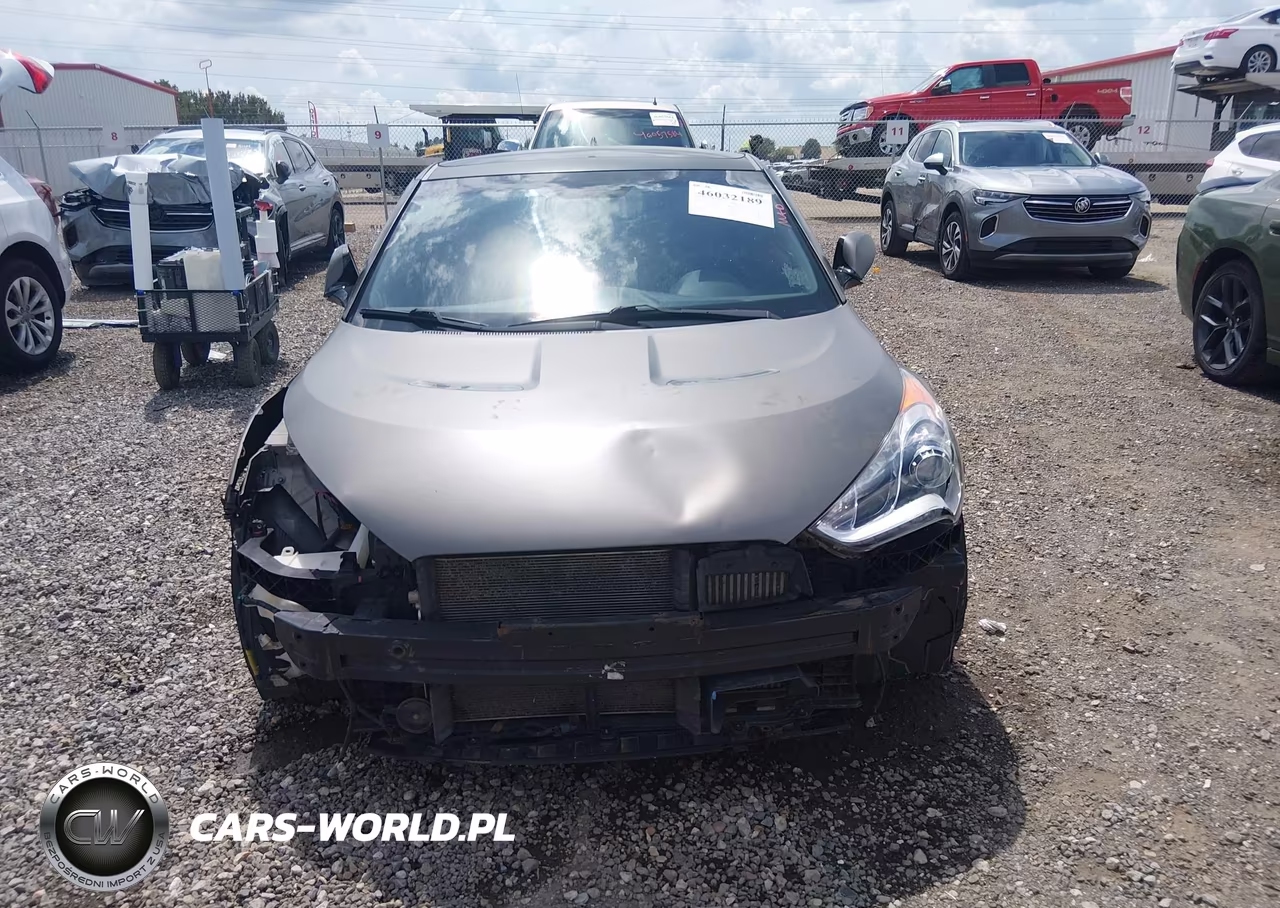 2014 Hyundai Veloster Turbo W-Blue VIN:KMHTC6AE2EU185939 - 12