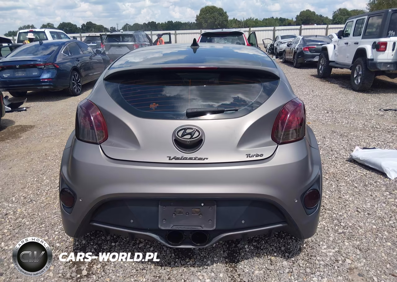 2014 Hyundai Veloster Turbo W-Blue VIN:KMHTC6AE2EU185939 - 16