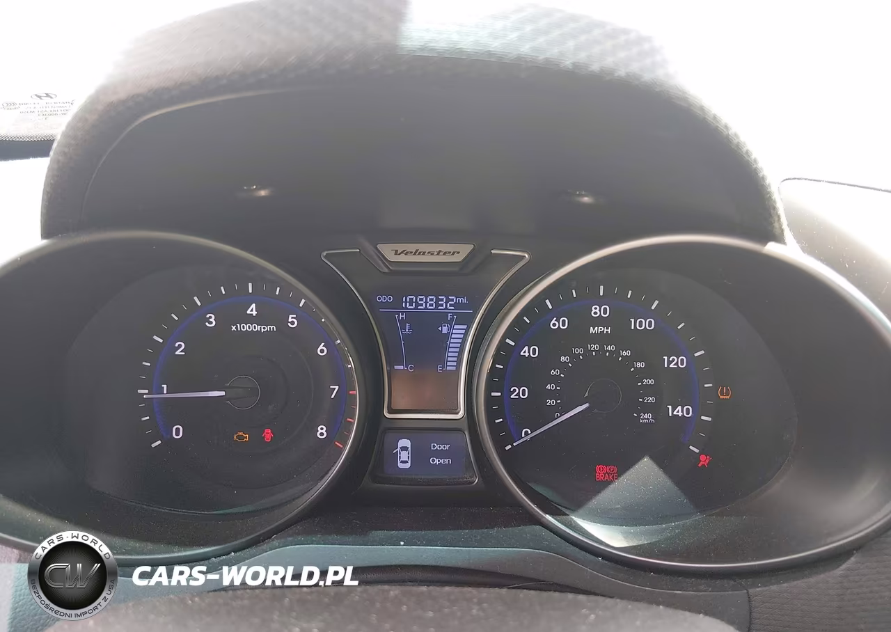 2014 Hyundai Veloster Turbo W-Blue VIN:KMHTC6AE2EU185939 - 7