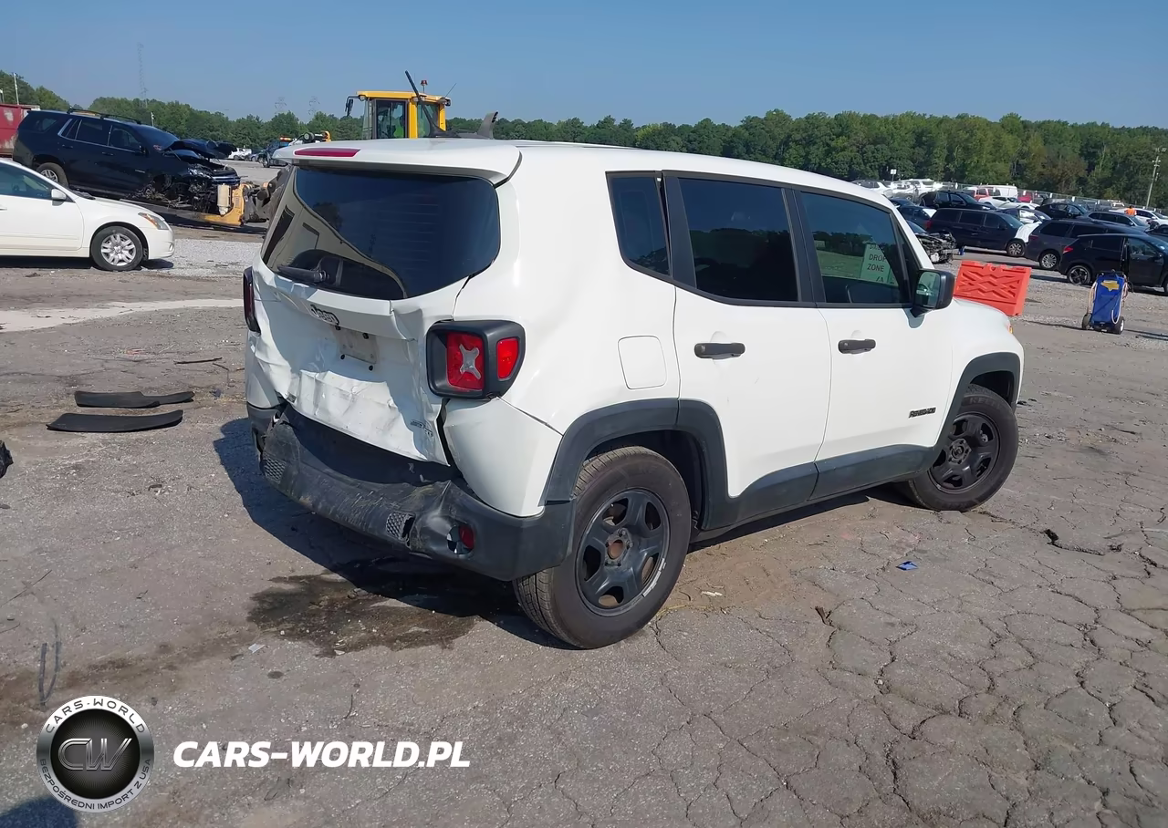 2017 Jeep Renegade Sport Fwd VIN:ZACCJAAB7HPE69866 - 4