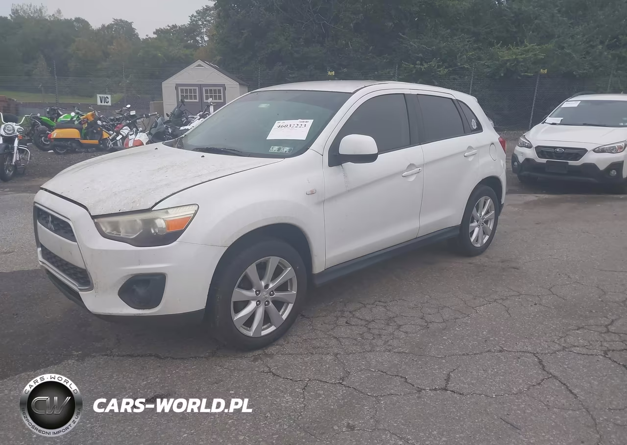 2014 Mitsubishi Outlander Sport Es VIN:4A4AP3AUXEE004756 - 2