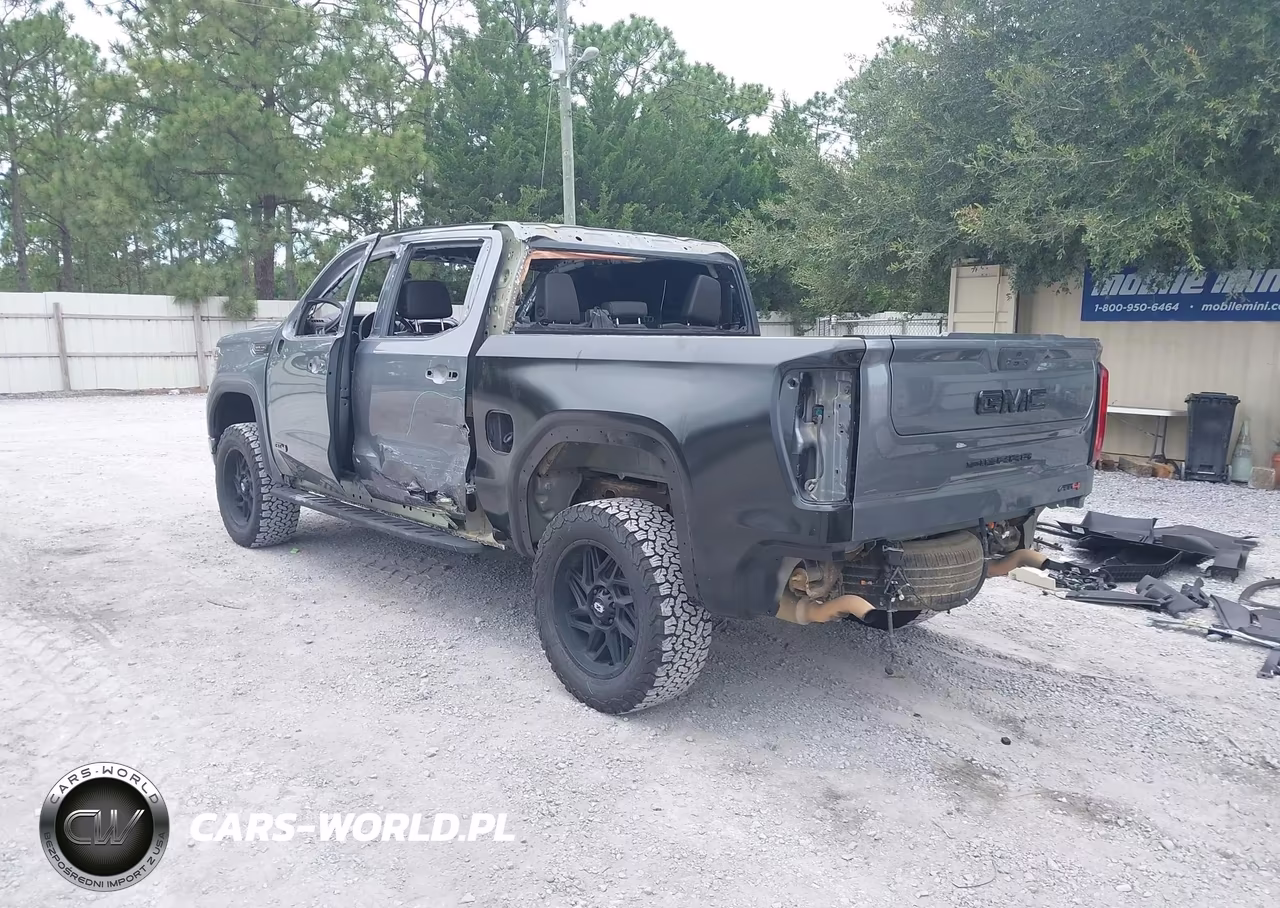 2021 GMC Sierra 1500 4Wd Short Box At4 VIN:3GTP9EEL6MG316802 - 3