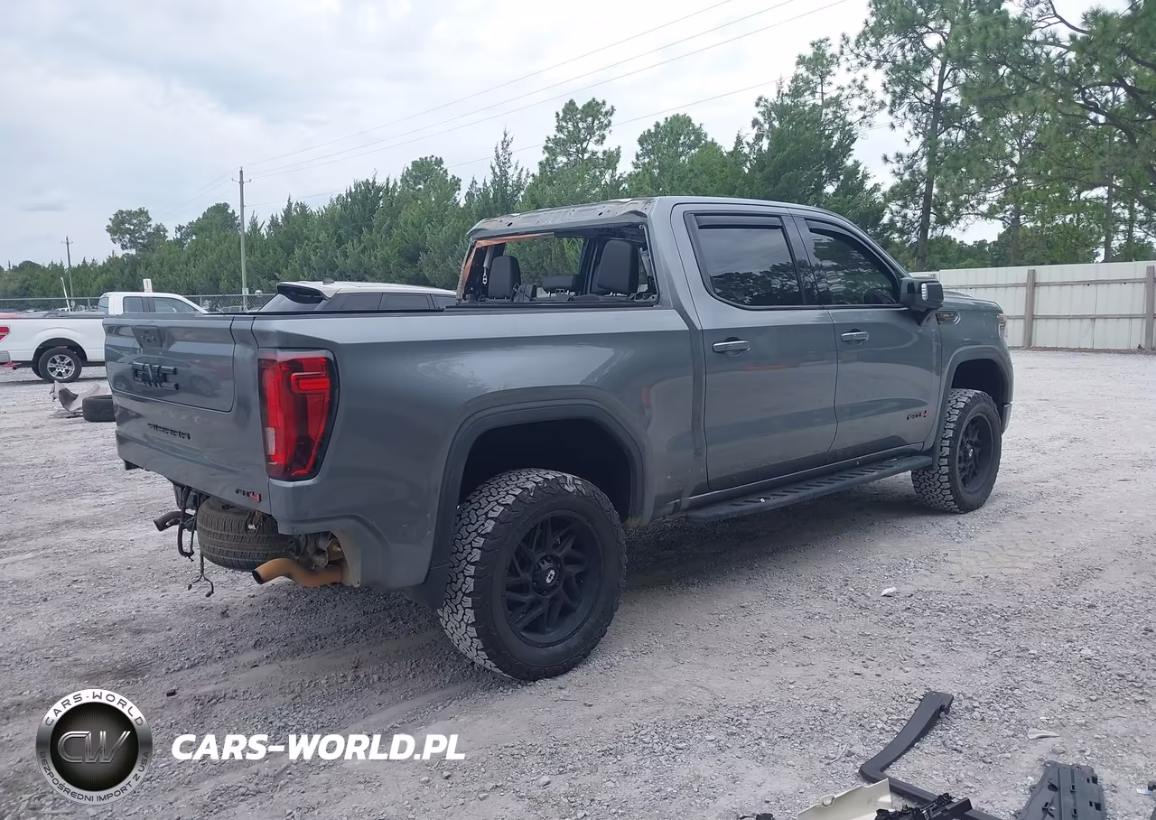 2021 GMC Sierra 1500 4Wd Short Box At4 VIN:3GTP9EEL6MG316802 - 4