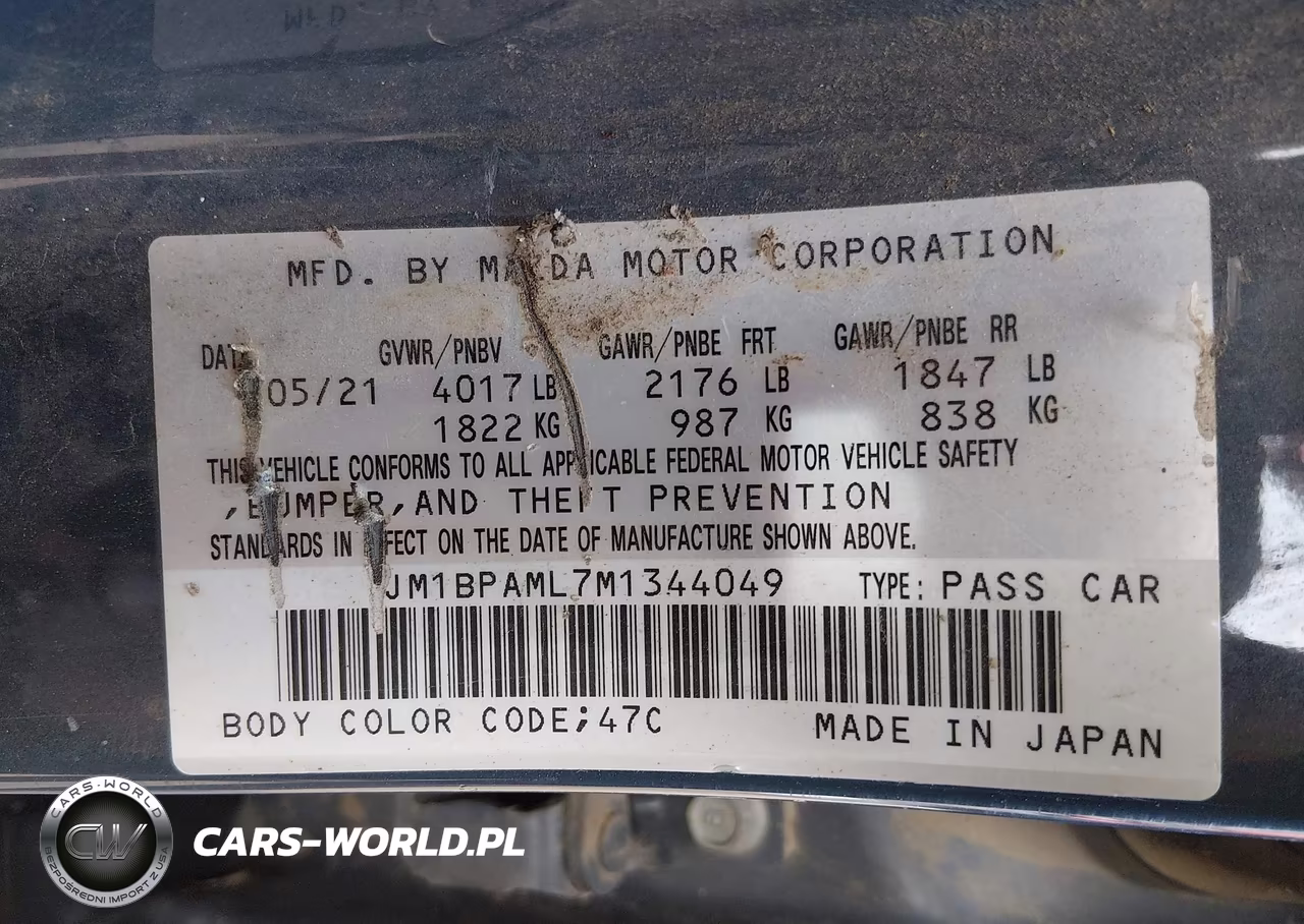 2021 Mazda Mazda3 Premium VIN:JM1BPAML7M1344049 - 9