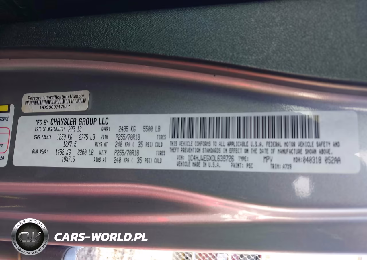 2013 Jeep Wrangler Unlimited Sahara VIN:1C4HJWEGXDL639726 - 9