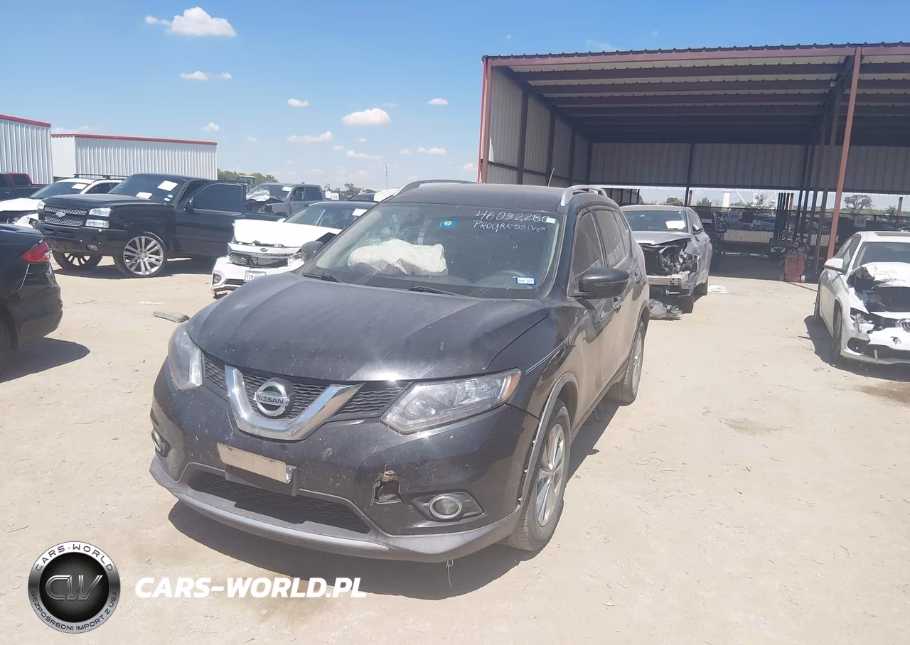 2016 Nissan Rogue Sv VIN:KNMAT2MT1GP734028 - 2
