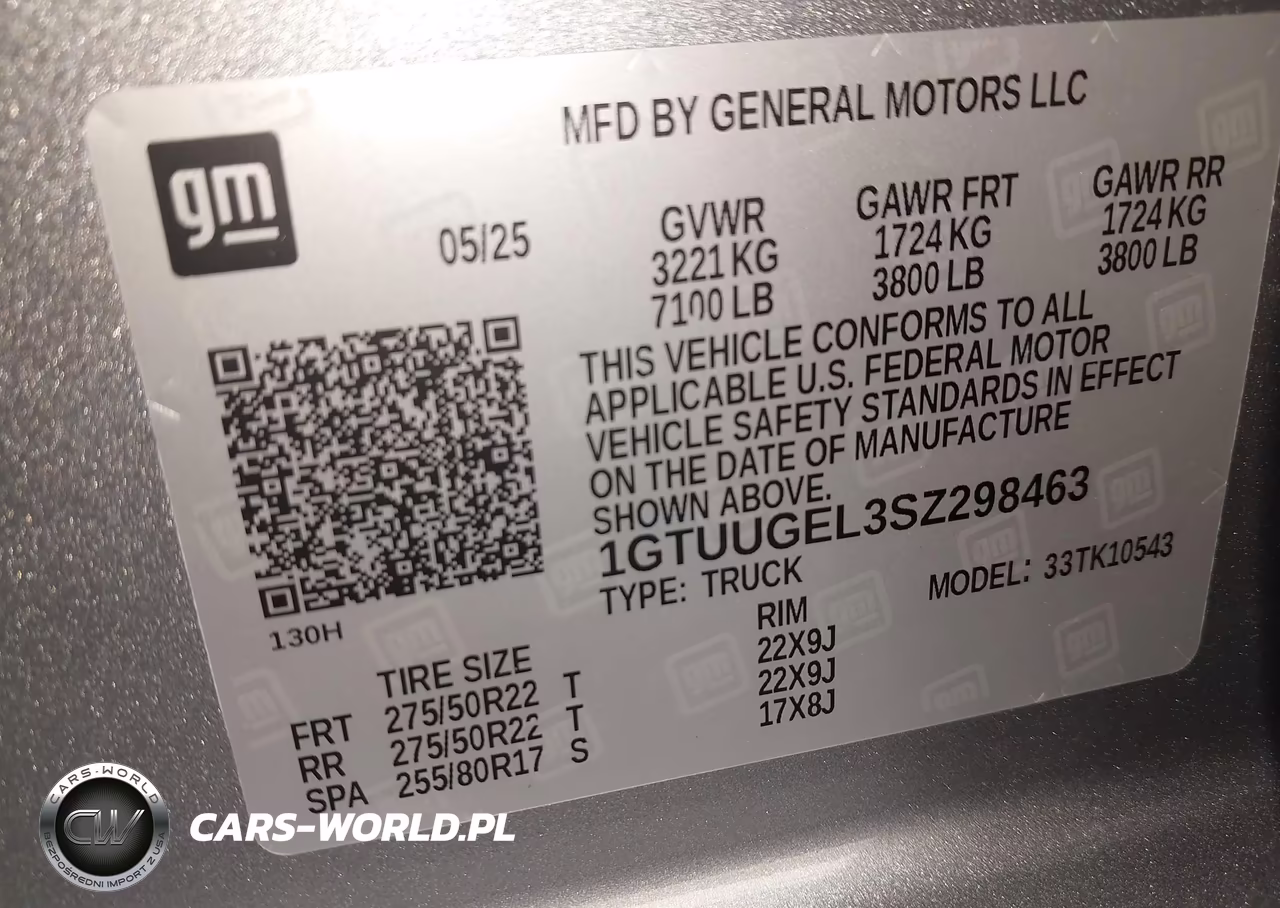2025 GMC Sierra 1500 4Wd Short Box Denali VIN:1GTUUGEL3SZ298463 - 9