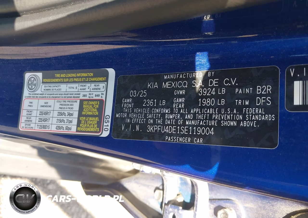 2025 Kia K4 Ex VIN:3KPFU4DE1SE119004 - 9
