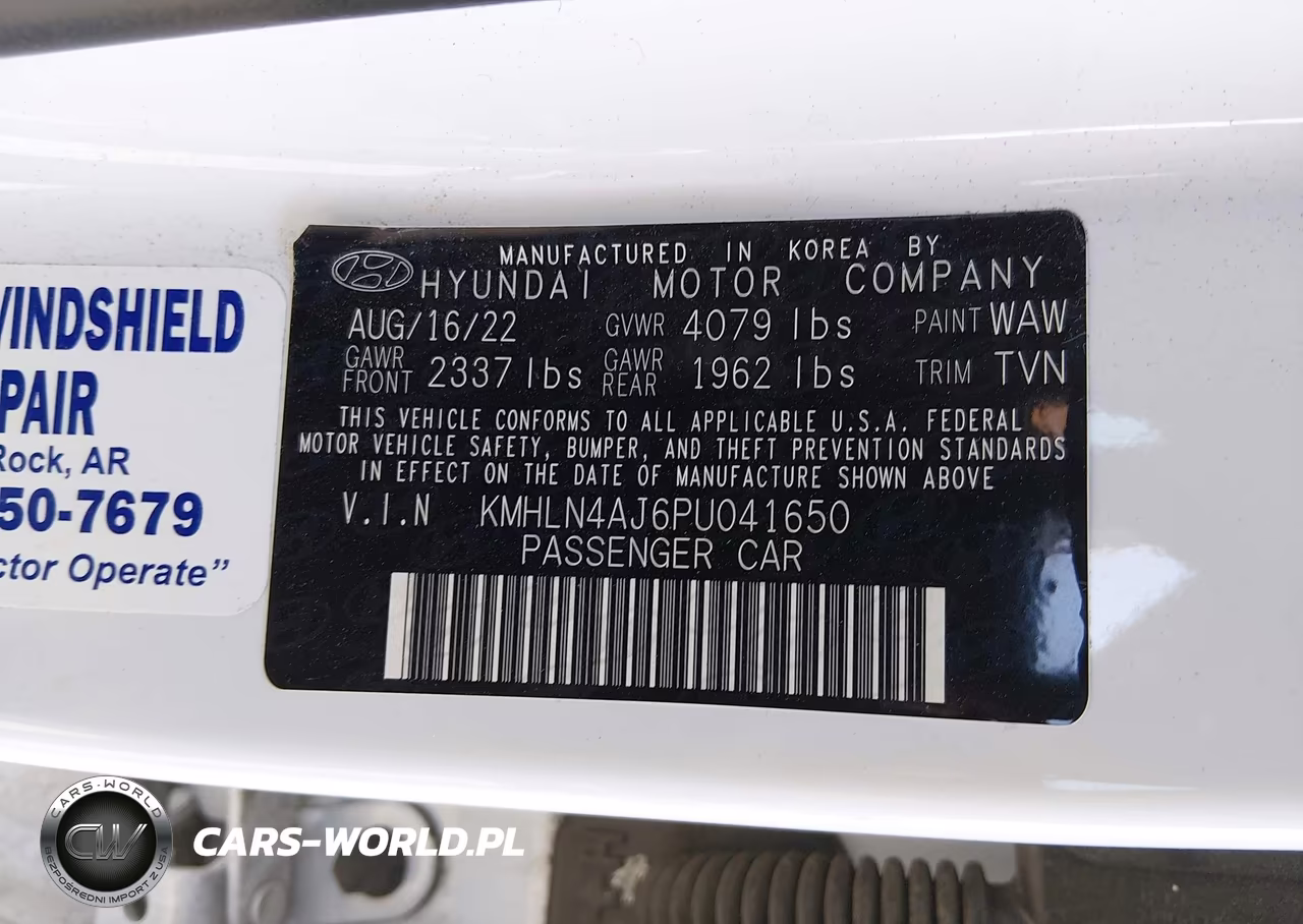 2023 Hyundai Elantra Hybrid Limited VIN:KMHLN4AJ6PU041650 - 9