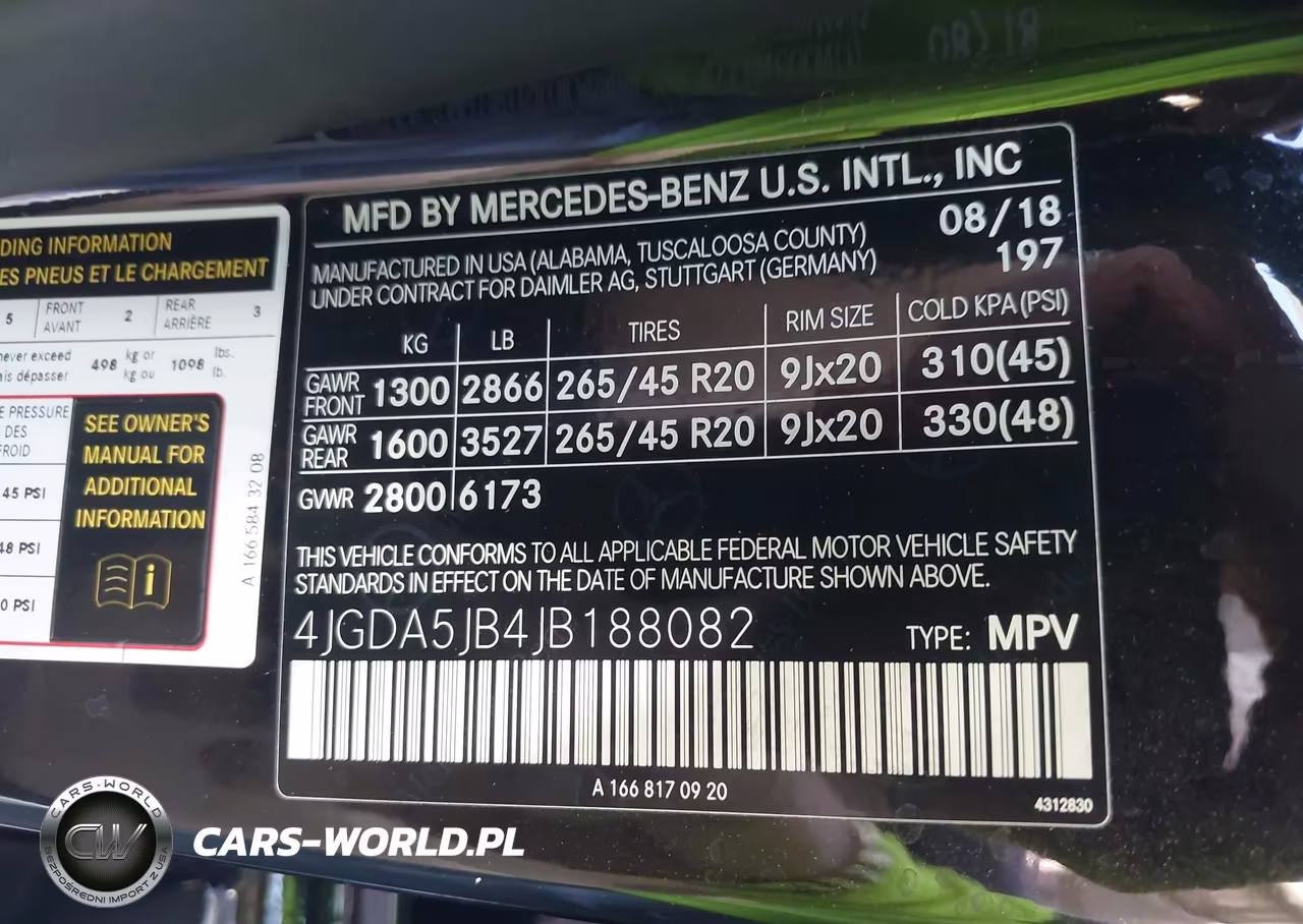 2018 Mercedes-Benz Gle 350 VIN:4JGDA5JB4JB188082 - 9