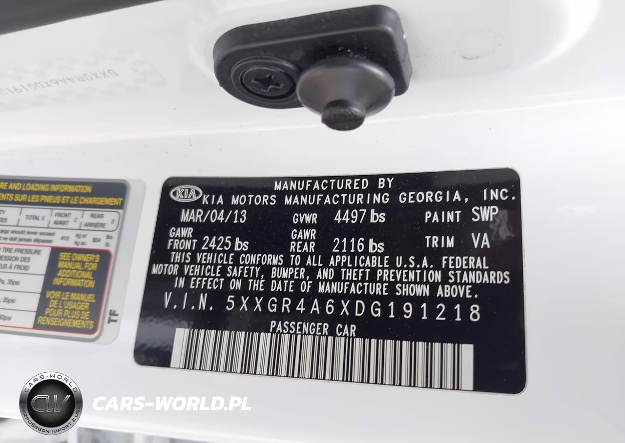 2013 Kia Optima Sx VIN:5XXGR4A6XDG191218 - 9