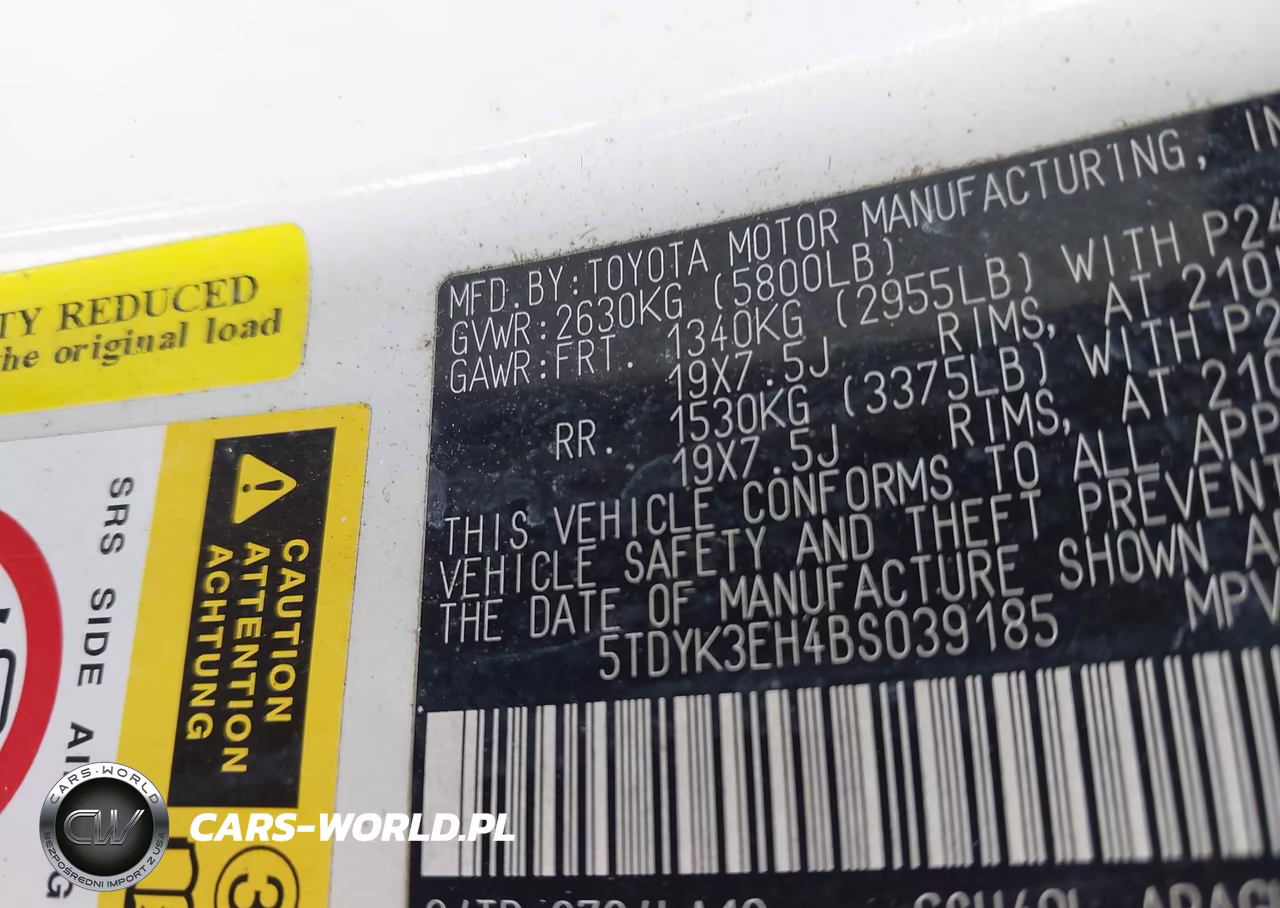 2011 Toyota Highlander Limited V6 VIN:5TDYK3EH4BS039185 - 9