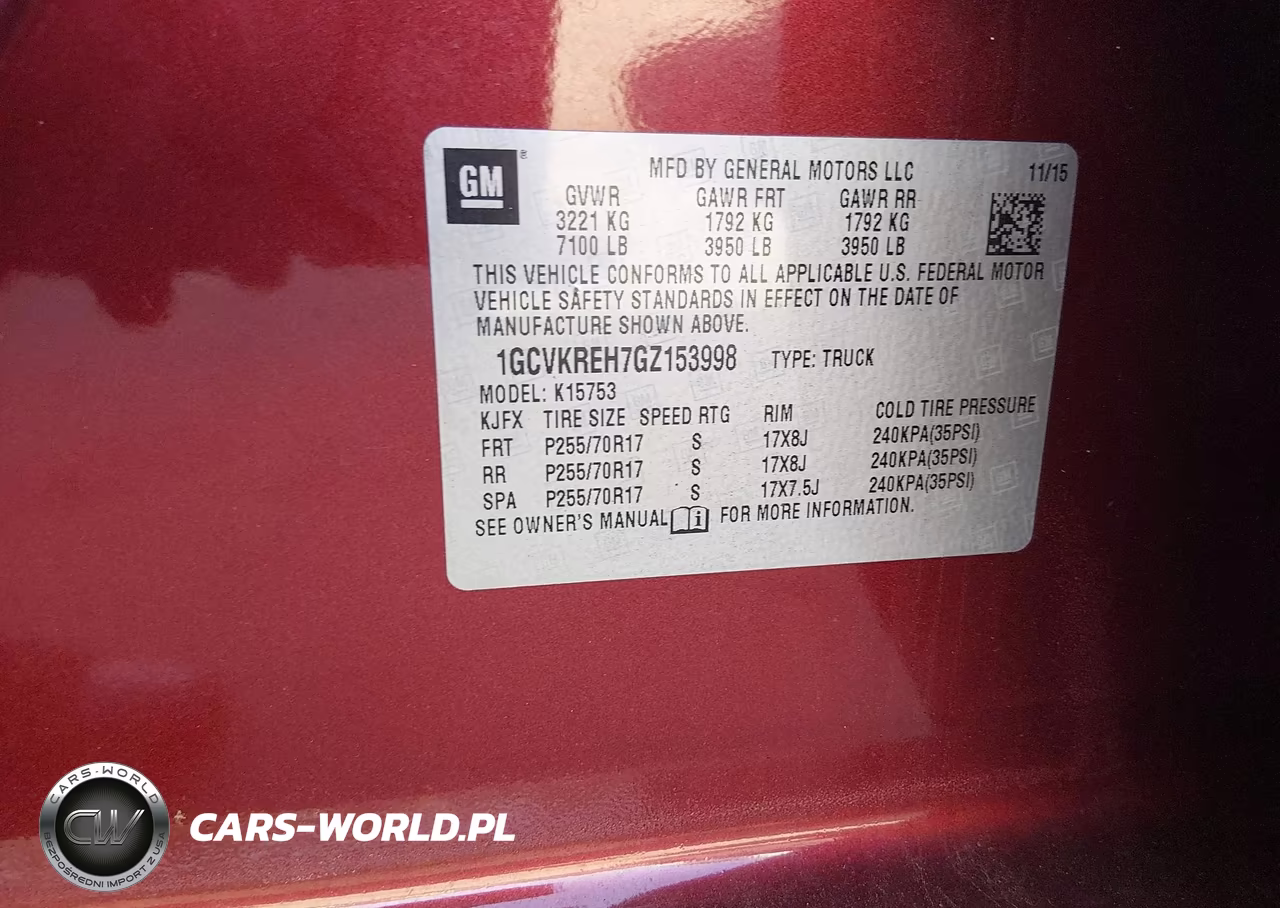 2016 Chevrolet Silverado 1500 Lt VIN:1GCVKREH7GZ153998 - 9