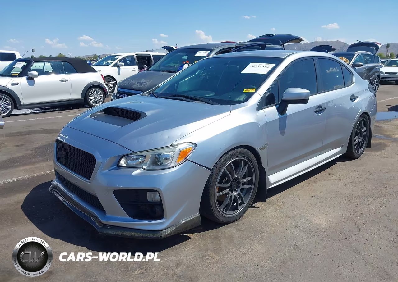 2015 Subaru Wrx VIN:JF1VA1A65F9827918 - 2