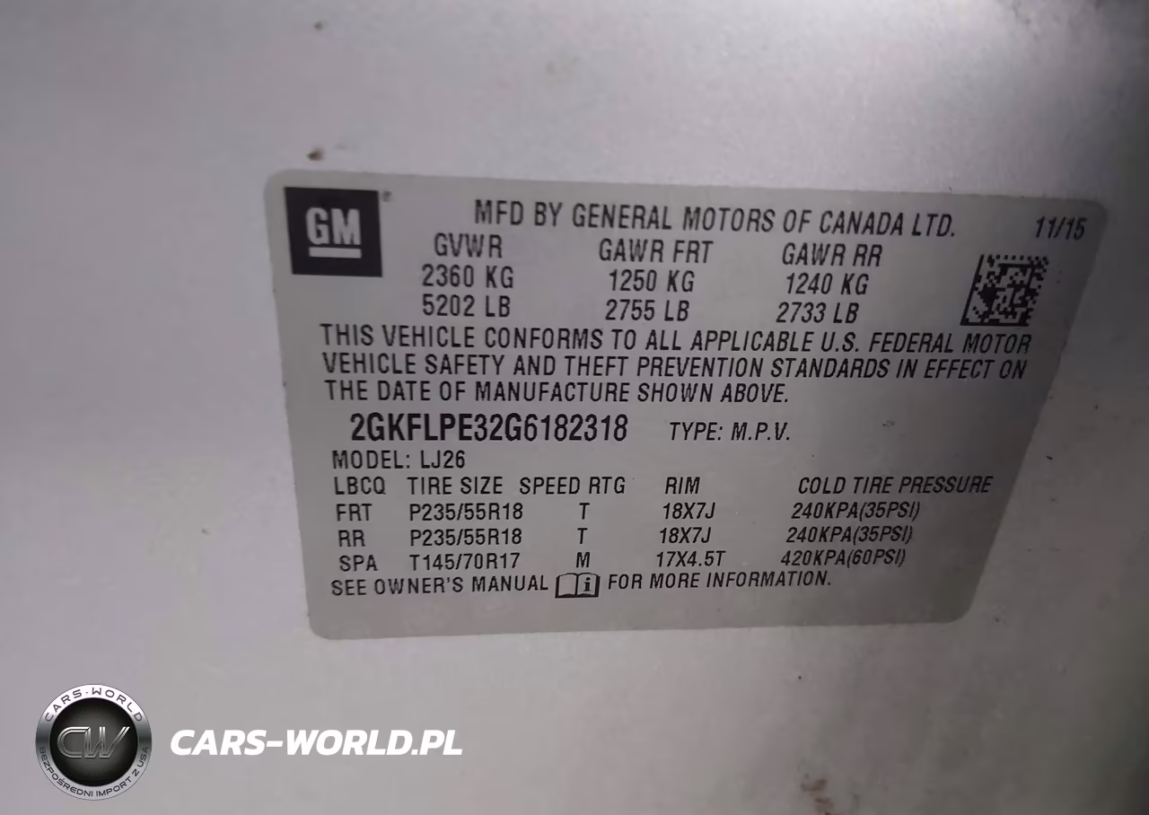 2016 GMC Terrain Slt VIN:2GKFLPE32G6182318 - 9