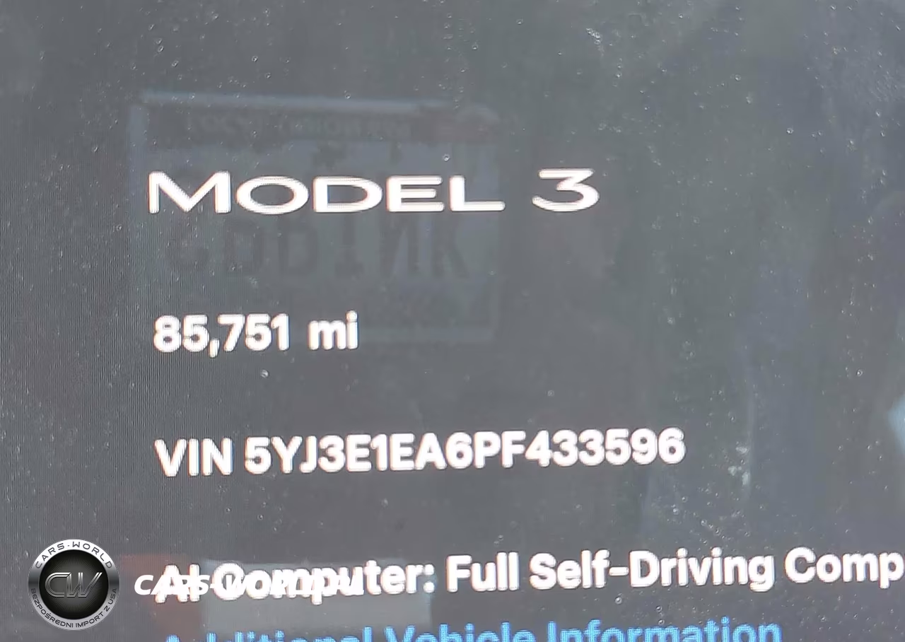 2023 Tesla Model 3 Rear-Wheel Drive VIN:5YJ3E1EA6PF433596 - 9