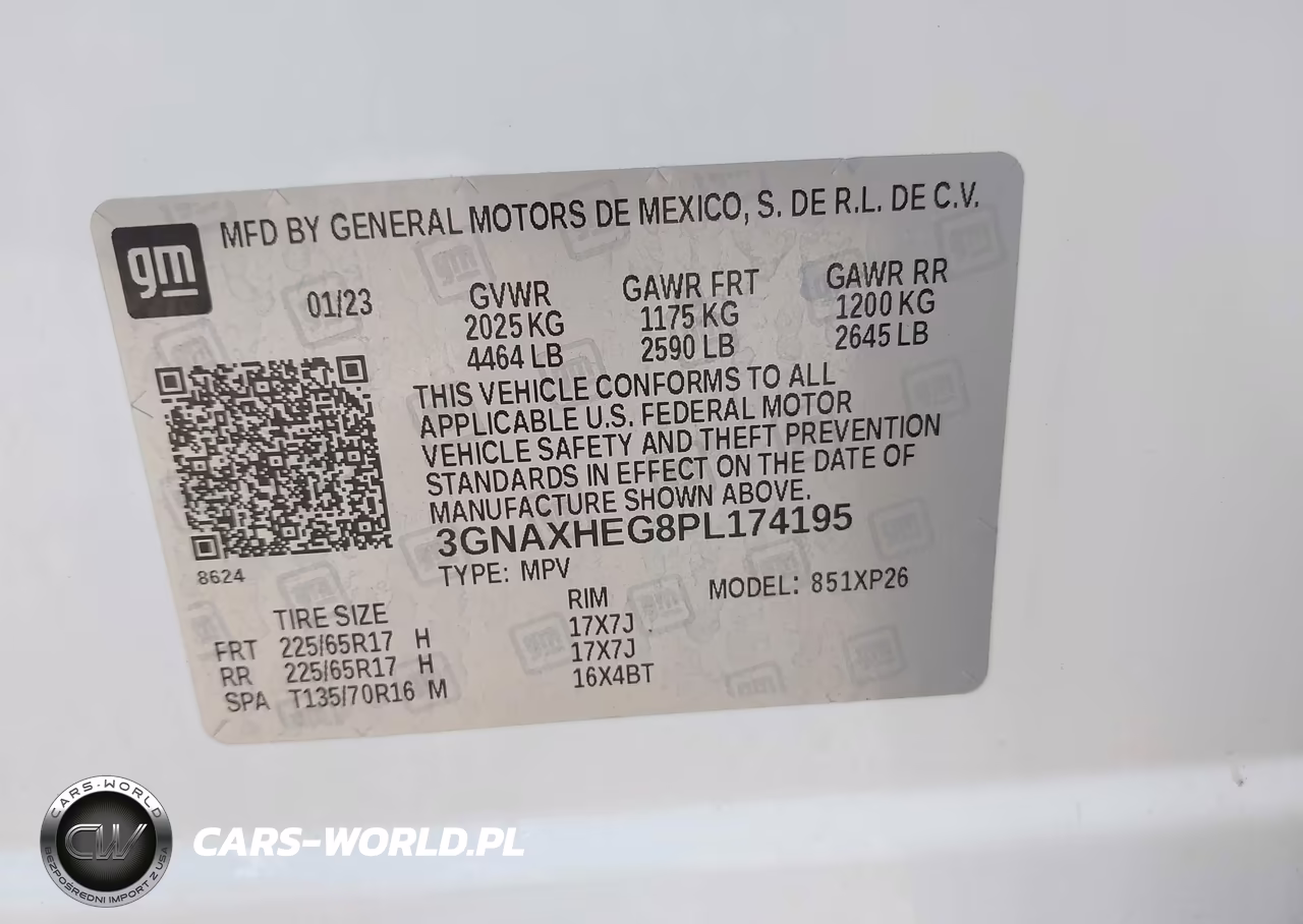 2023 Chevrolet Equinox Fwd Ls VIN:3GNAXHEG8PL174195 - 9