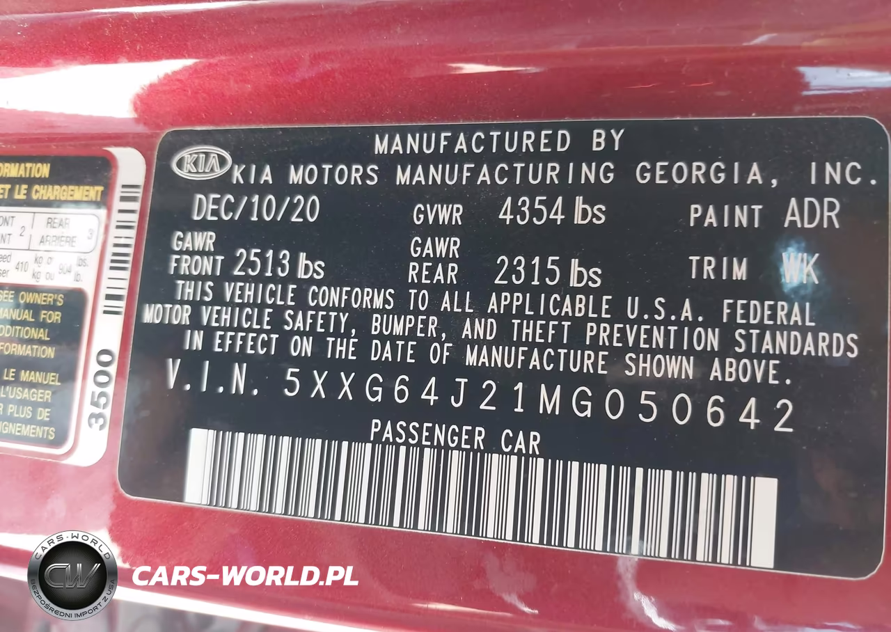 2021 Kia K5 Gt-Line VIN:5XXG64J21MG050642 - 9