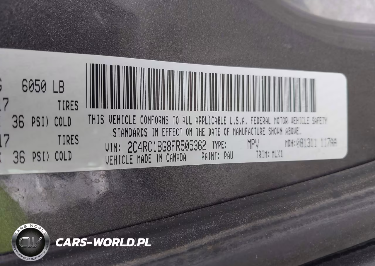 2015 Chrysler Town & Country Touring VIN:2C4RC1BG8FR505362 - 9