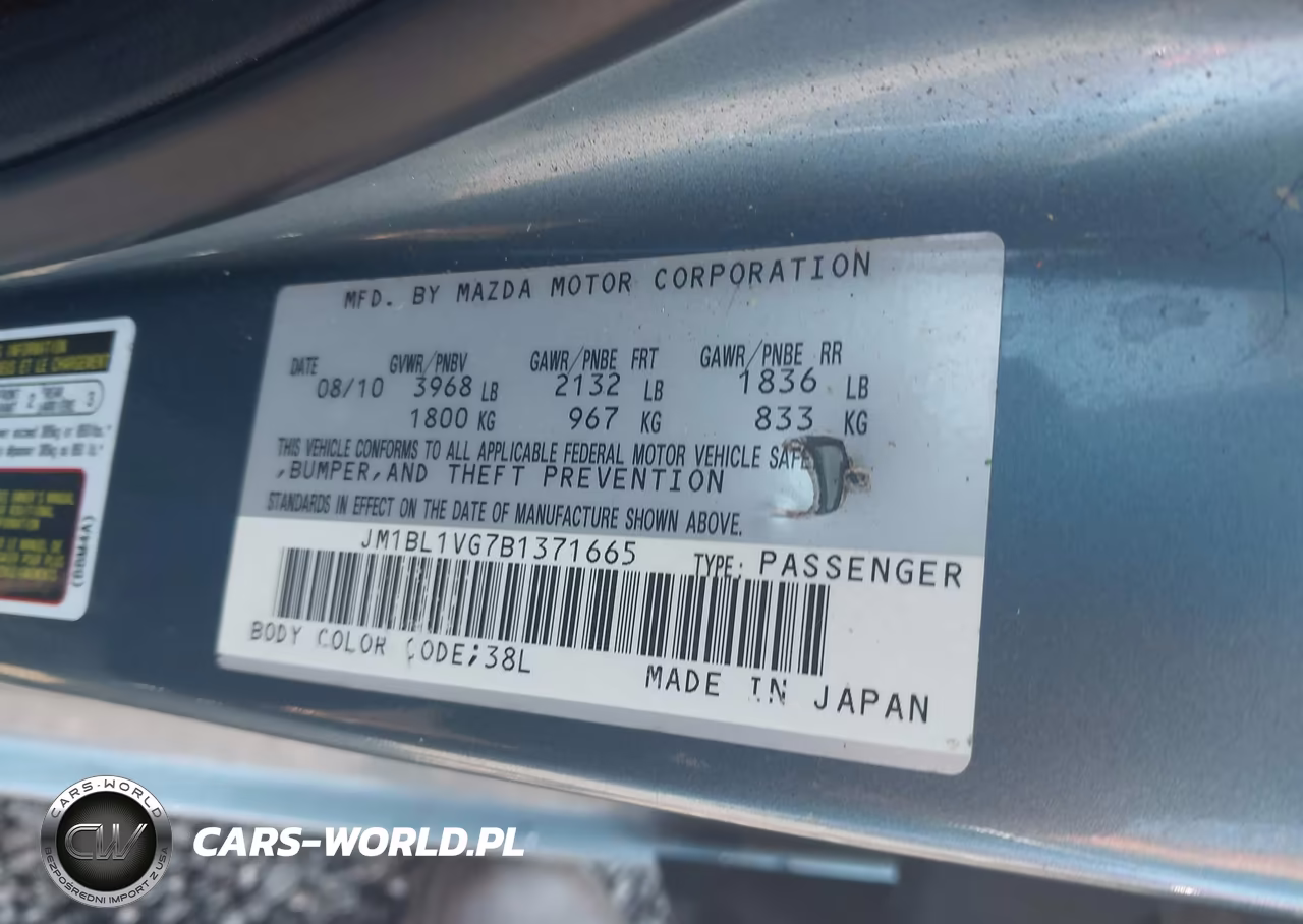 2011 Mazda Mazda3 I Touring VIN:JM1BL1VG7B1371665 - 9