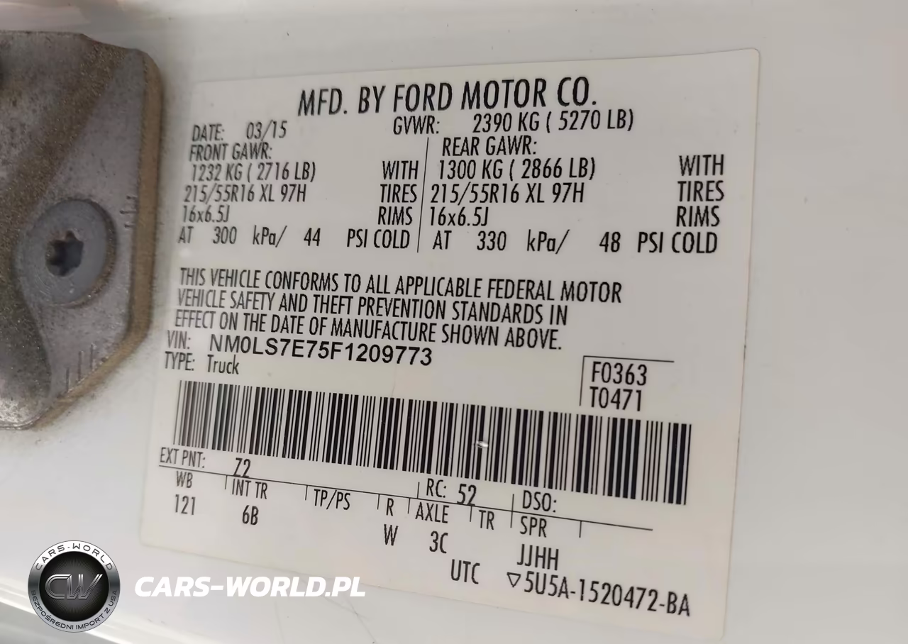 2015 Ford Transit Connect Xl VIN:NM0LS7E75F1209773 - 9