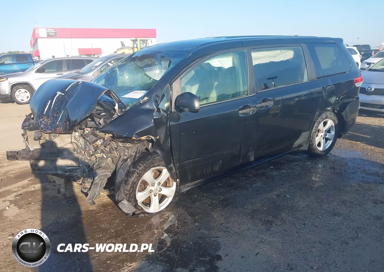 2012 Toyota Sienna Base V6 7 Passenger VIN:5TDZK3DC2CS248937 - 2