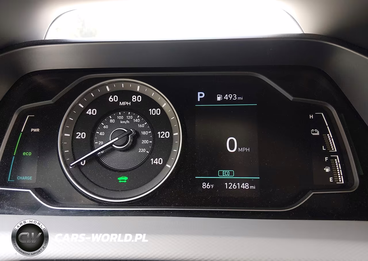 2020 Hyundai Ioniq Hybrid Blue VIN:KMHC65LC7LU217598 - 7