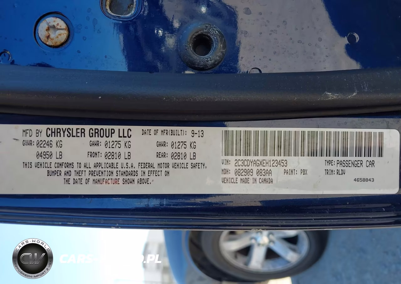 2014 Dodge Challenger Sxt Plus VIN:2C3CDYAGXEH123453 - 9