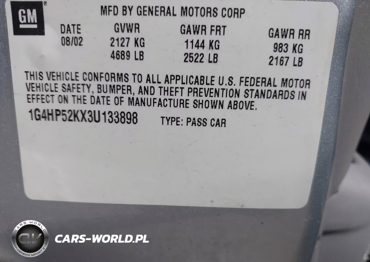 2003 Buick Lesabre Custom VIN:1G4HP52KX3U133898 - 9