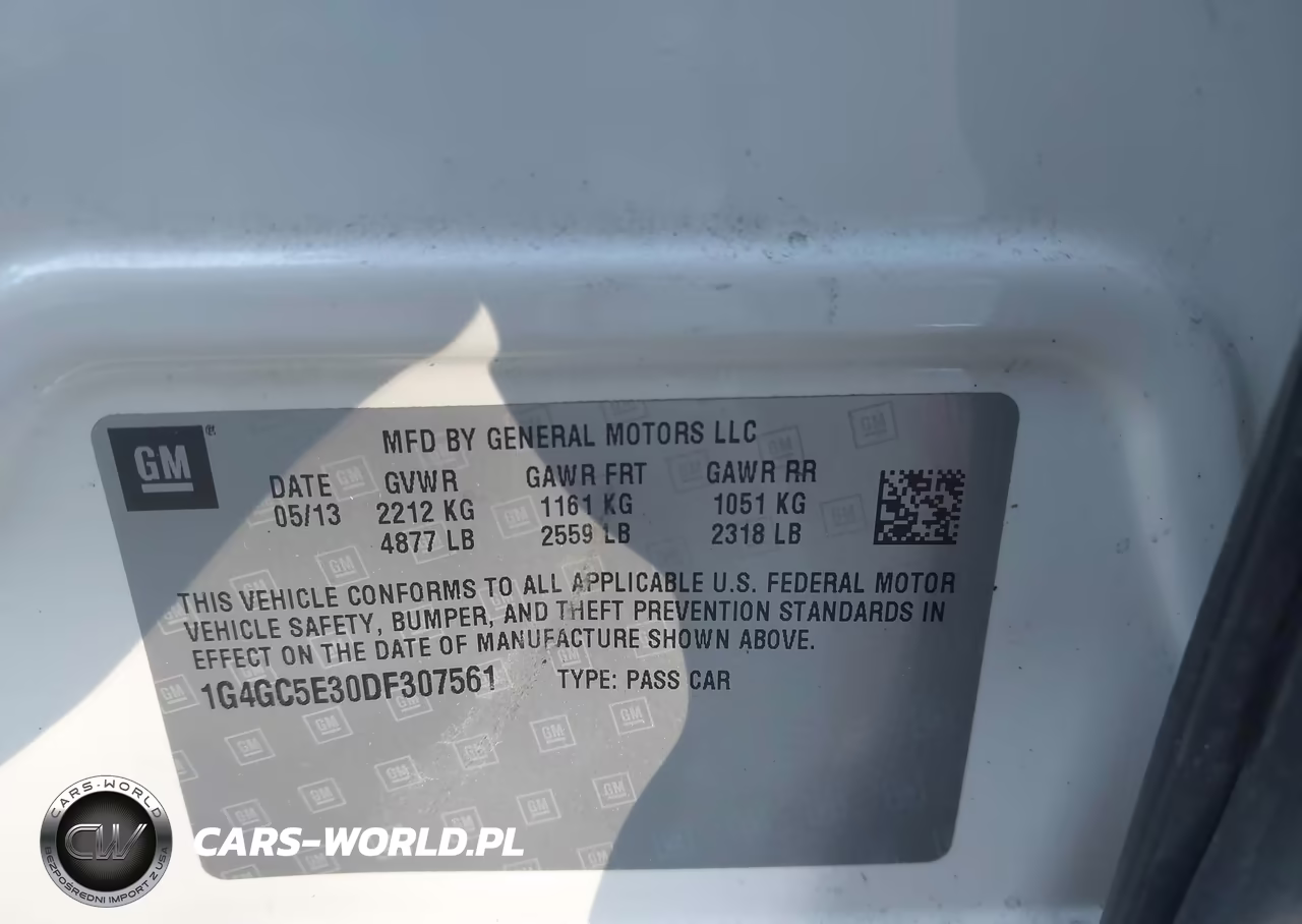 2013 Buick Lacrosse Leather Group VIN:1G4GC5E30DF307561 - 9