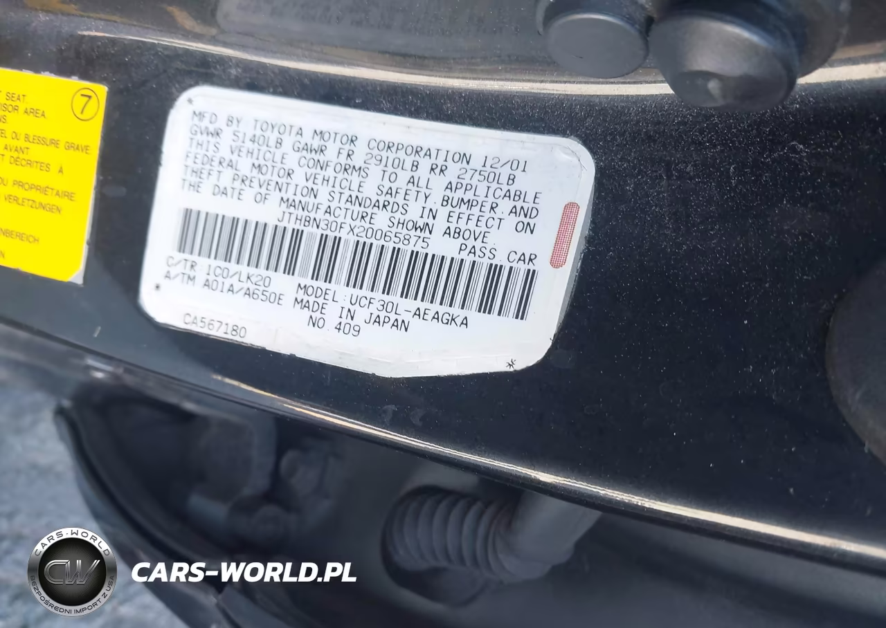 2002 Lexus Ls 430 VIN:JTHBN30FX20065875 - 9