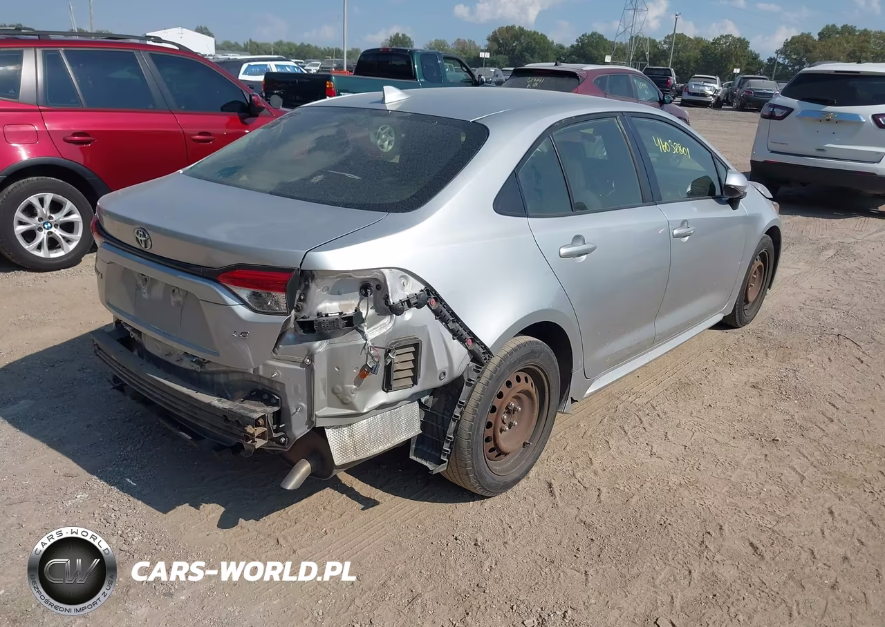 2020 Toyota Corolla Le VIN:JTDEPRAE2LJ047397 - 4