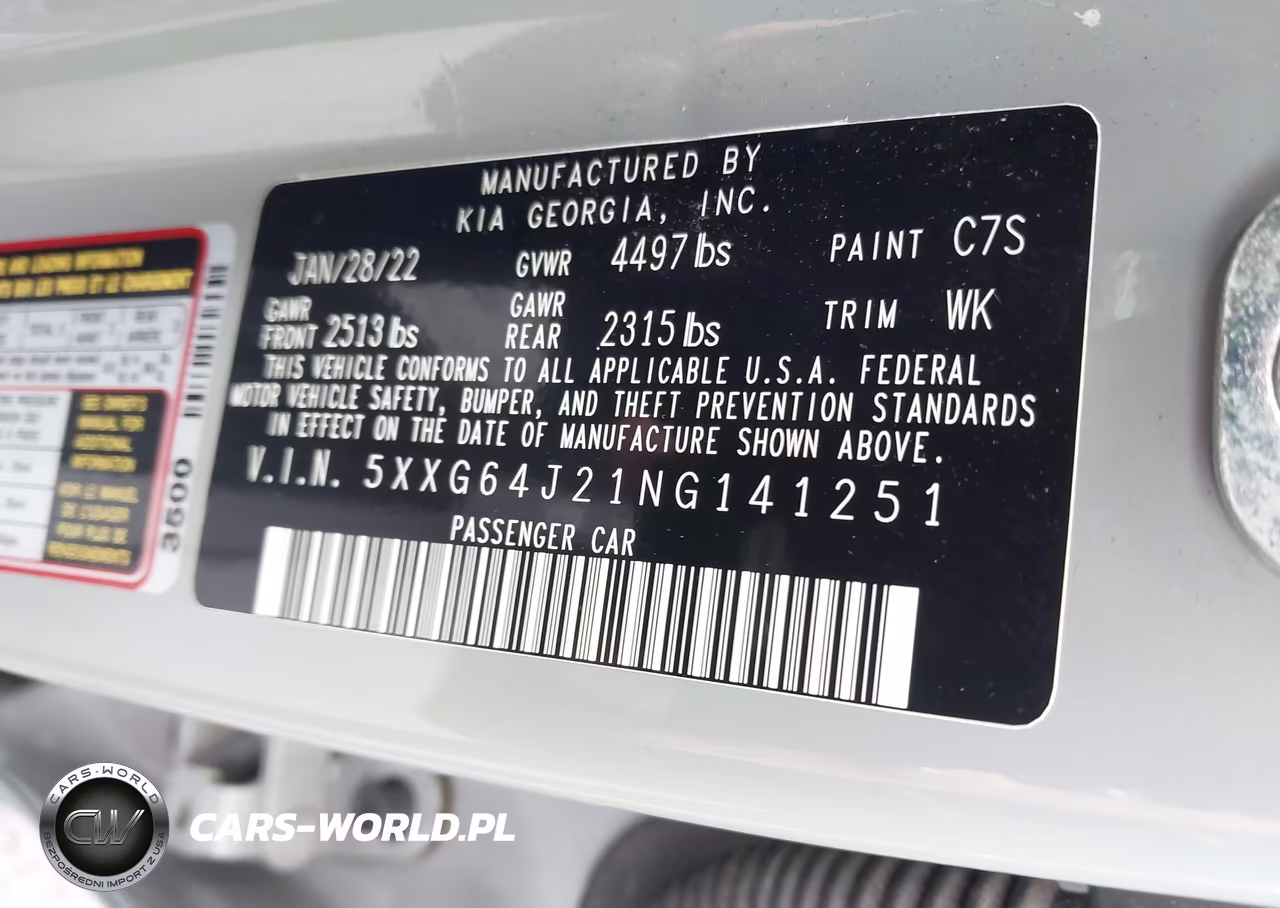 2022 Kia K5 Gt-Line VIN:5XXG64J21NG141251 - 9