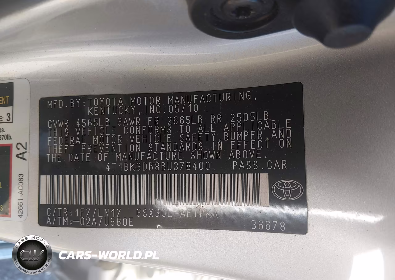 2011 Toyota Avalon Limited VIN:4T1BK3DB8BU378400 - 9