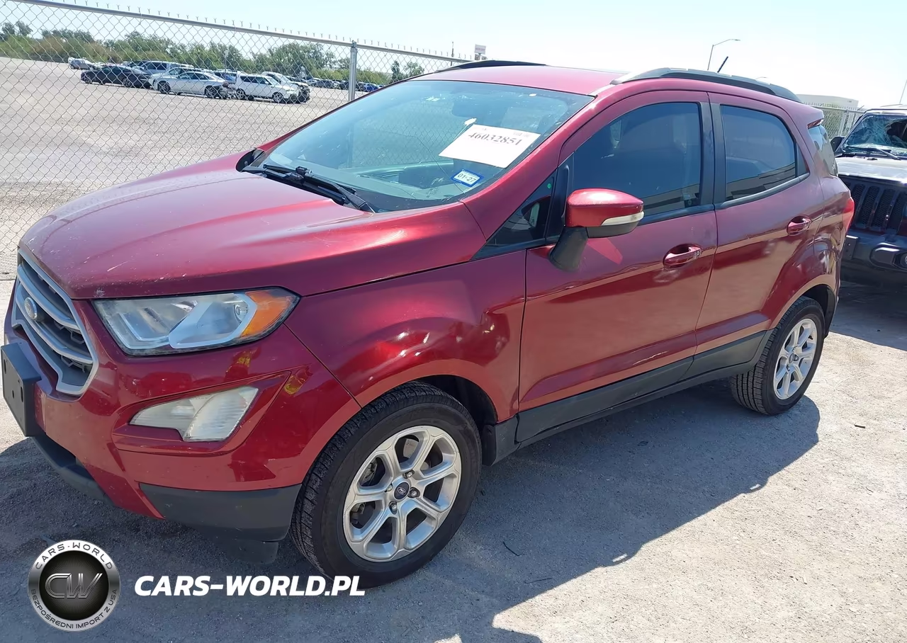 2019 Ford Ecosport Se VIN:MAJ3S2GE4KC291601 - 2