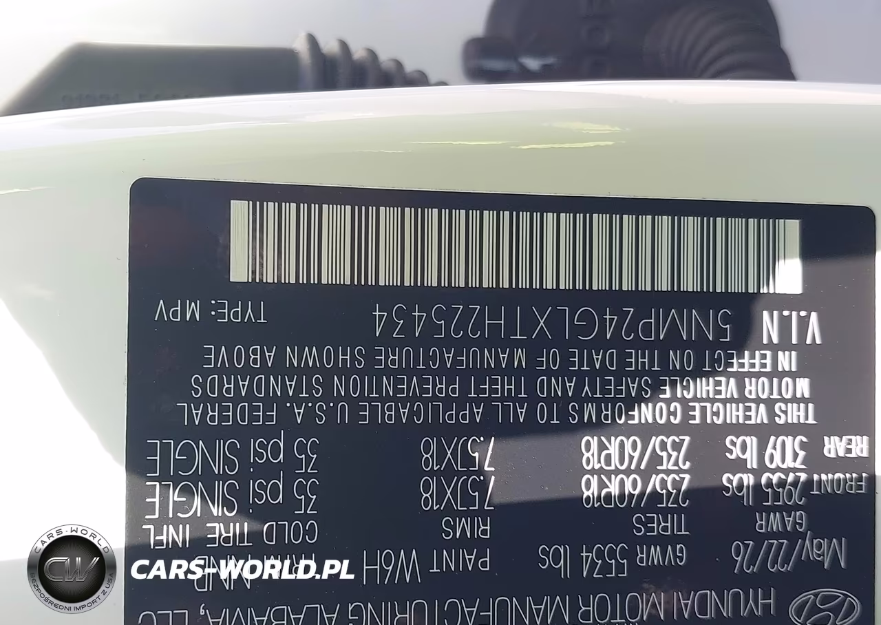 2026 Hyundai Santa Fe Sel VIN:5NMP24GLXTH225434 - 9