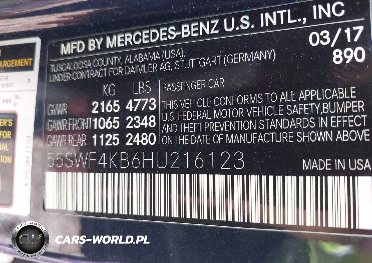 2017 Mercedes-Benz C 300 Sport 4Matic VIN:55SWF4KB6HU216123 - 9