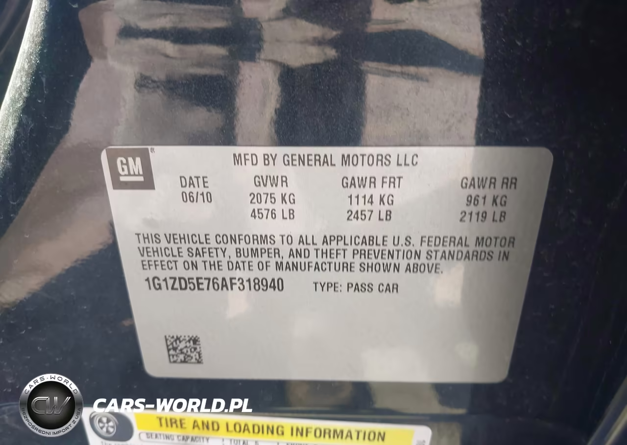 2010 Chevrolet Malibu Lt VIN:1G1ZD5E76AF318940 - 9