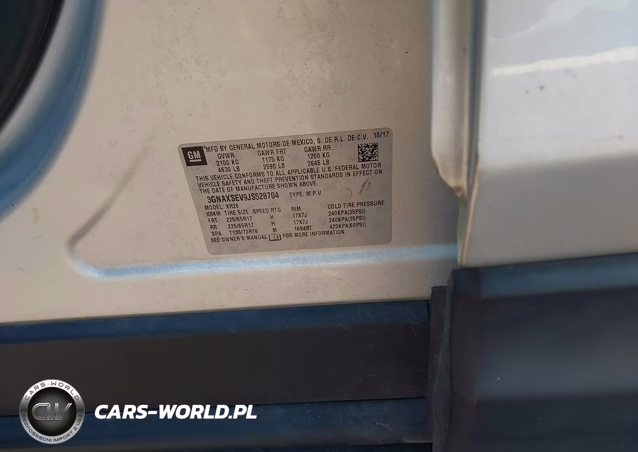 2018 Chevrolet Equinox Lt VIN:3GNAXSEV9JS528704 - 9