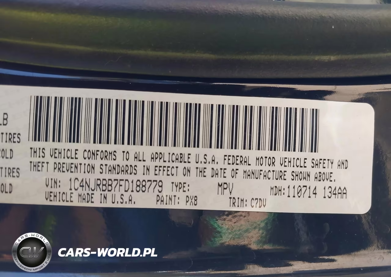 2015 Jeep Patriot Altitude Edition VIN:1C4NJRBB7FD188779 - 9