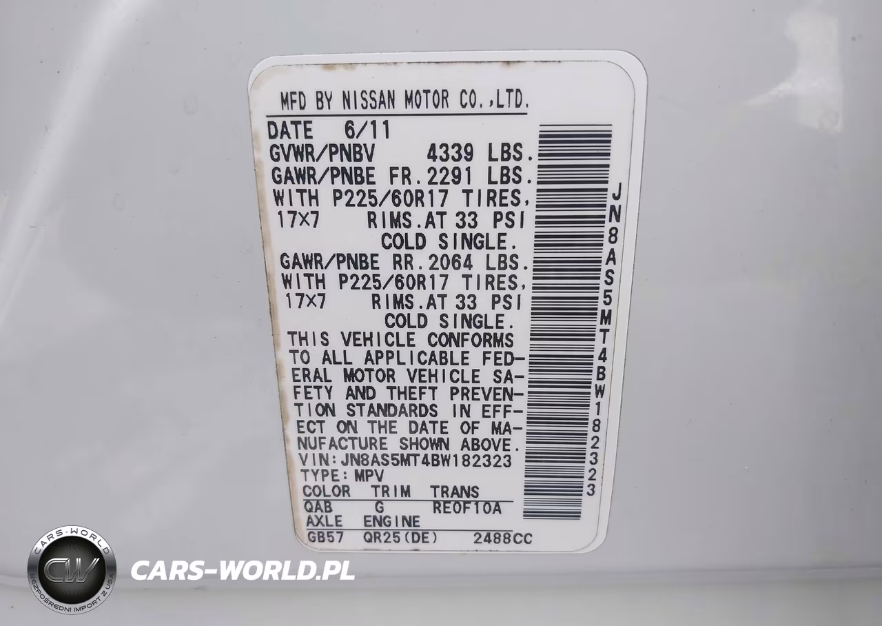 2011 Nissan Rogue Sv VIN:JN8AS5MT4BW182323 - 9