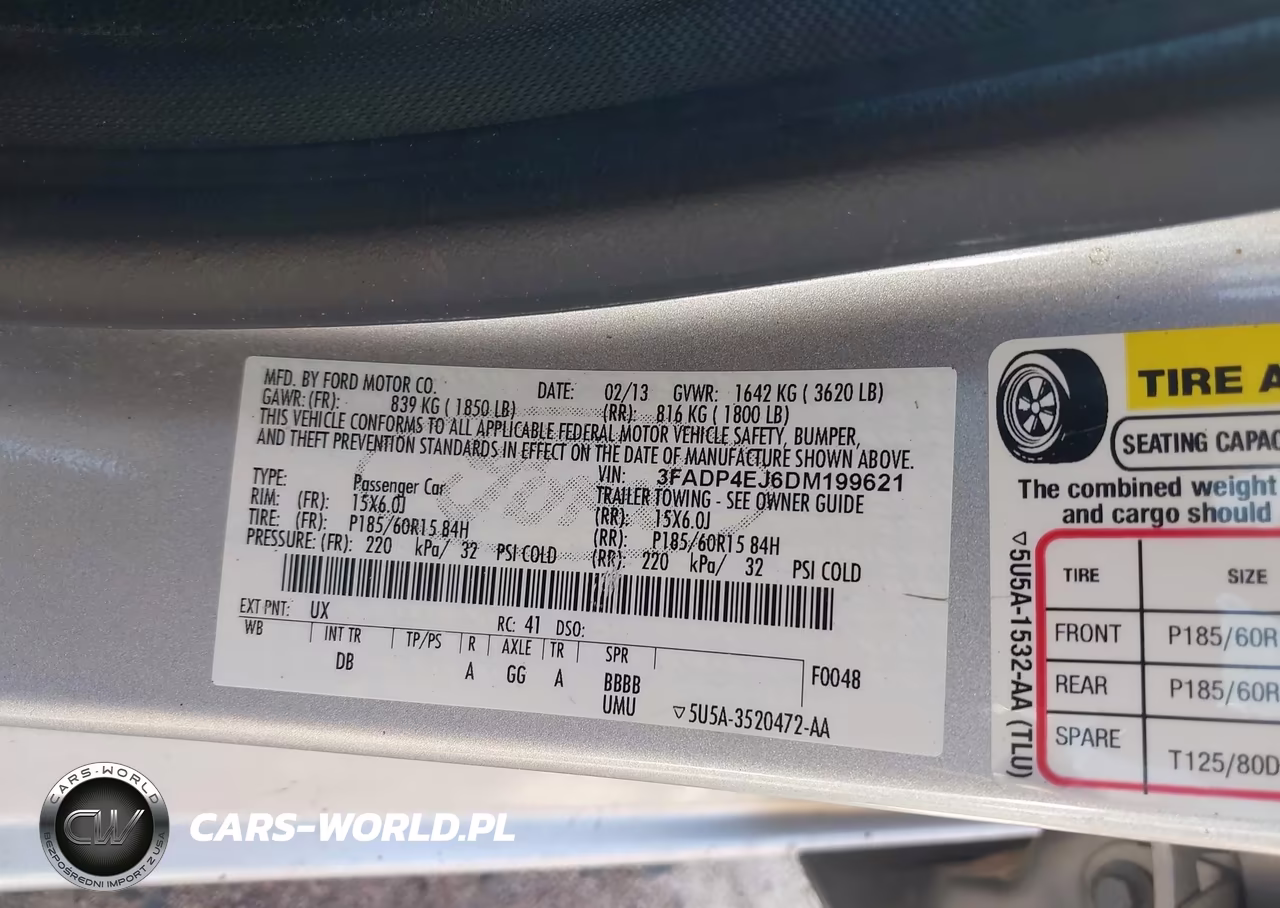 2013 Ford Fiesta Se VIN:3FADP4EJ6DM199621 - 9
