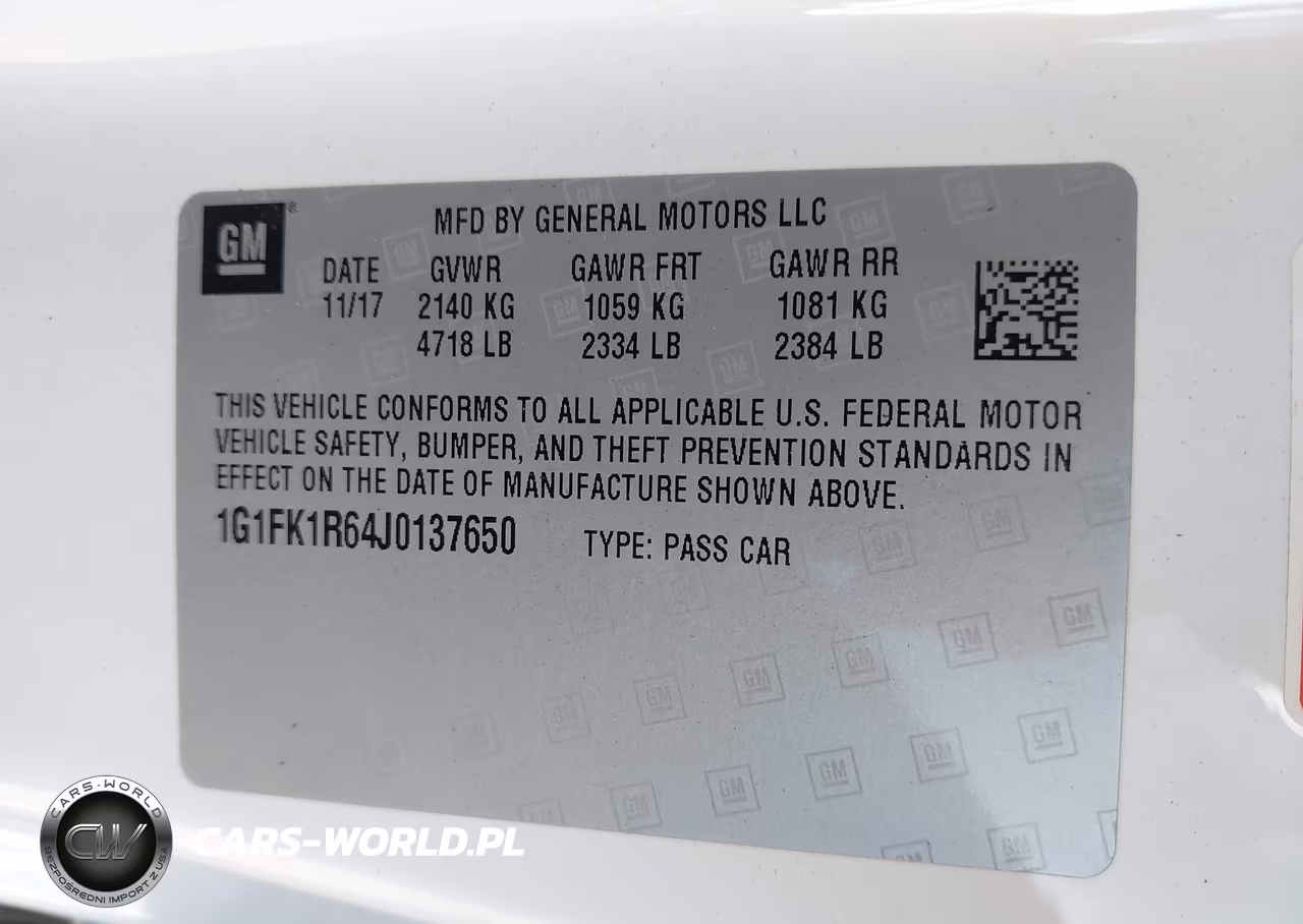 2018 Chevrolet Camaro Zl1 VIN:1G1FK1R64J0137650 - 9