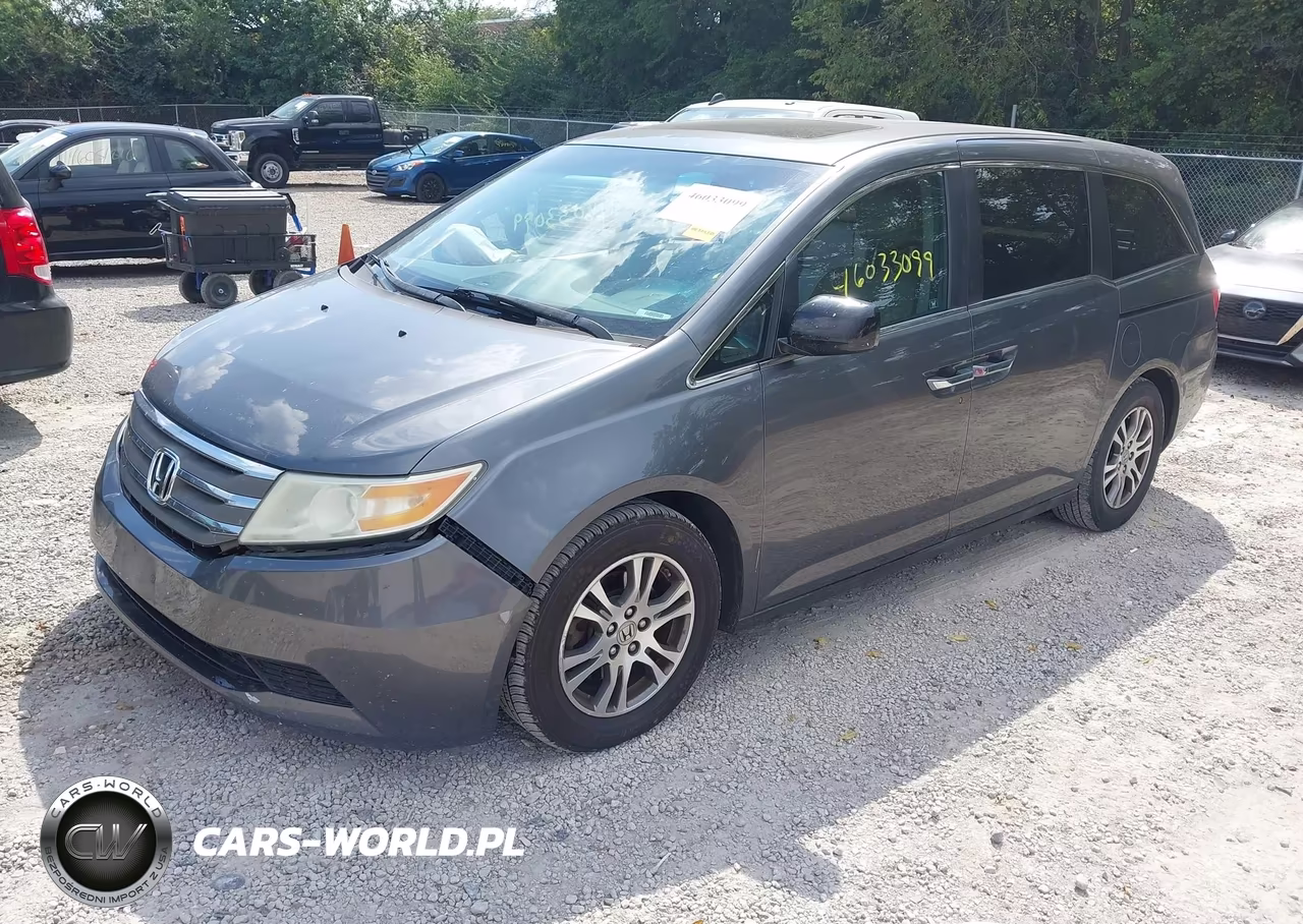 2012 Honda Odyssey Ex-L VIN:5FNRL5H69CB066332 - 2