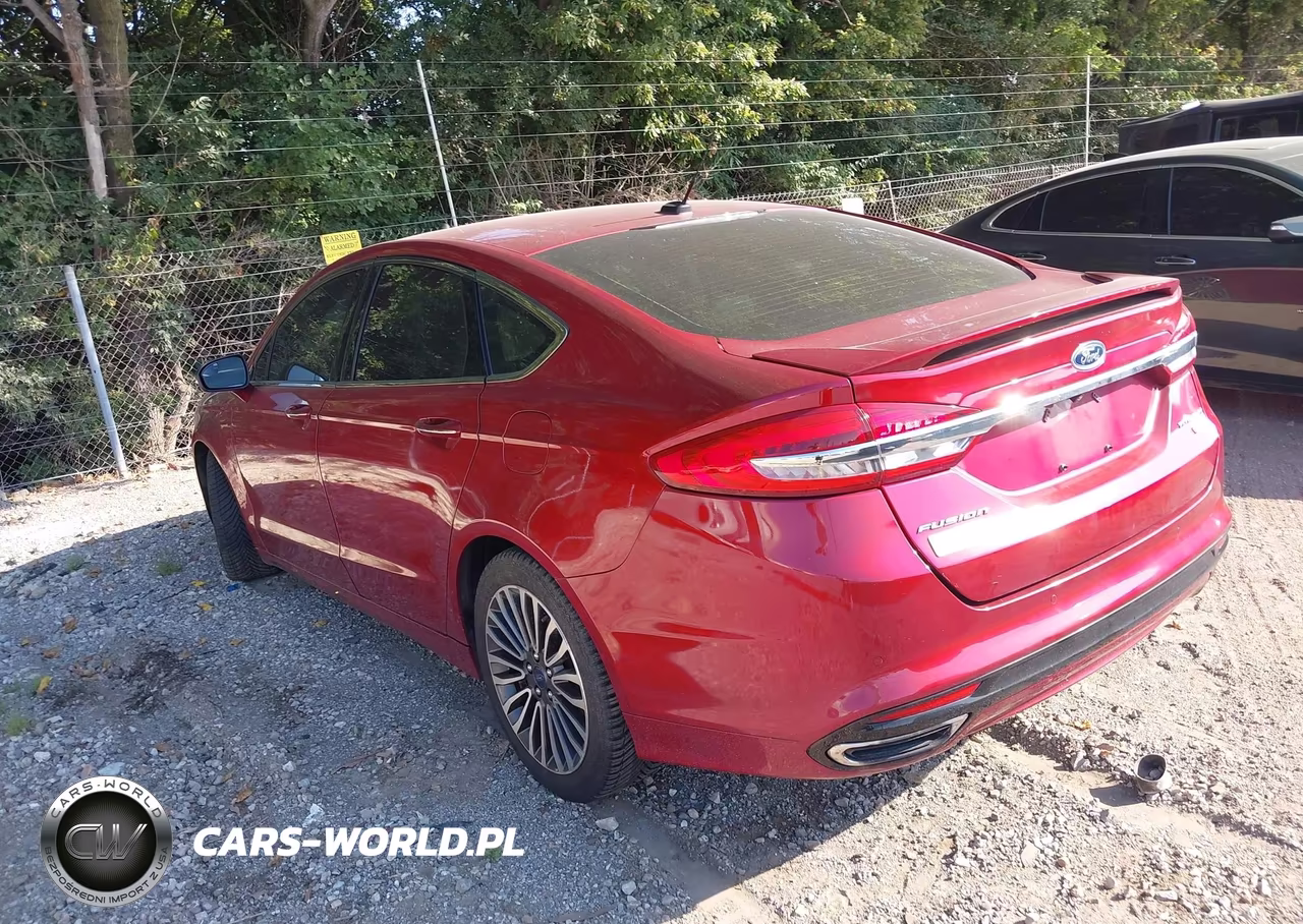 2018 Ford Fusion Titanium VIN:3FA6P0D91JR151239 - 3
