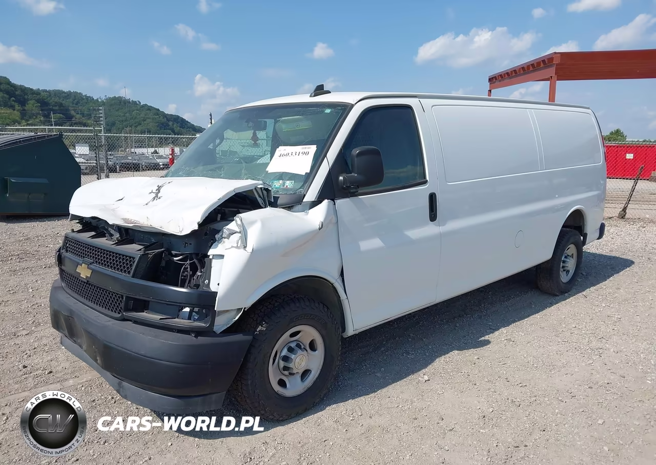 2021 Chevrolet Express Cargo Rwd 2500 Extended Wheelbase Wt VIN:1GCWGBFP1M1256749 - 2
