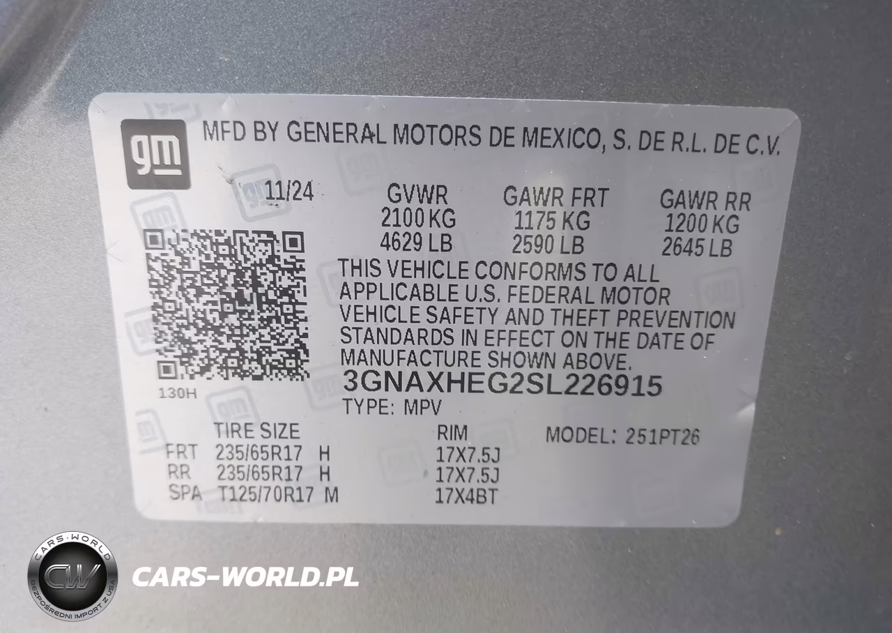 2025 Chevrolet Equinox Fwd Lt VIN:3GNAXHEG2SL226915 - 9